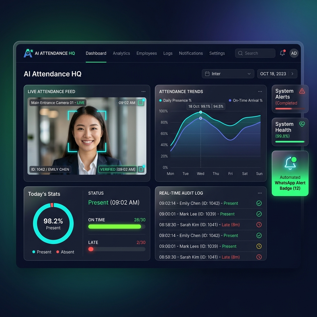 AI Attendance HQ Screenshot