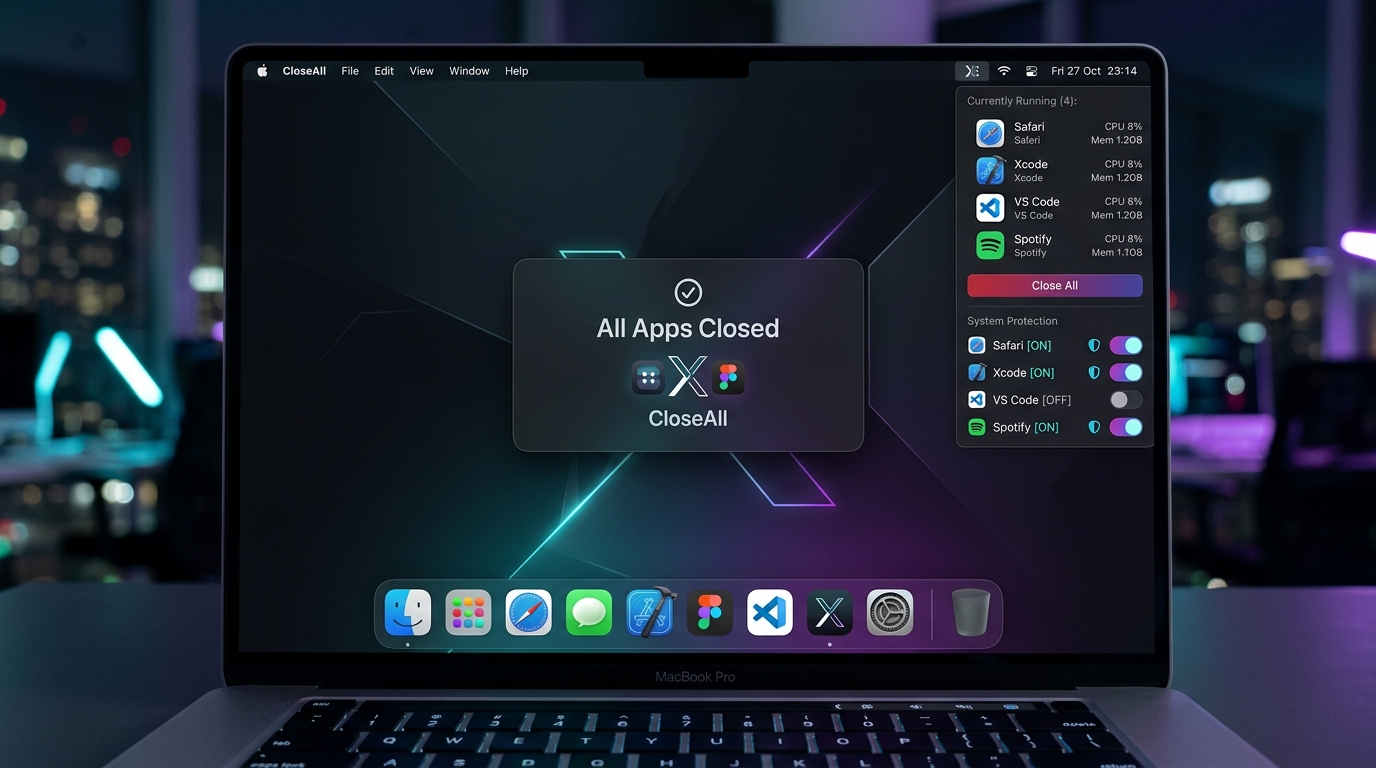 CloseAll for macOS Screenshot